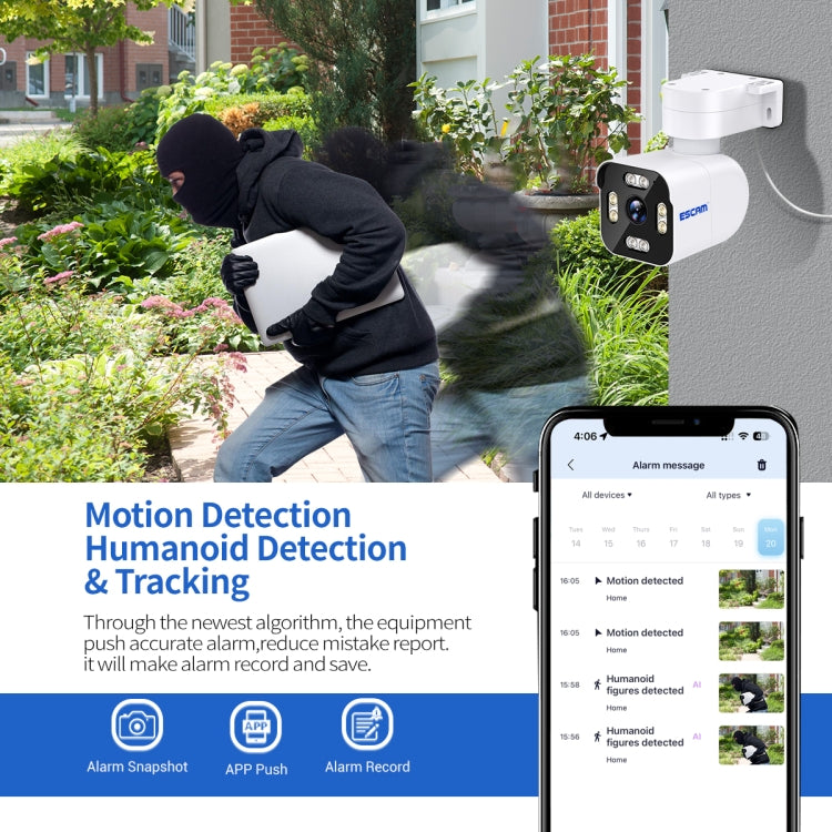 ESCAM PT303 3MP HD Motion Detection APP Control Pan & Tilt WiFi IP Camera, PT303 ESCAM PT303 3MP HD Motion Detection APP Control Pan & Tilt WiFi IP Camera, PT303